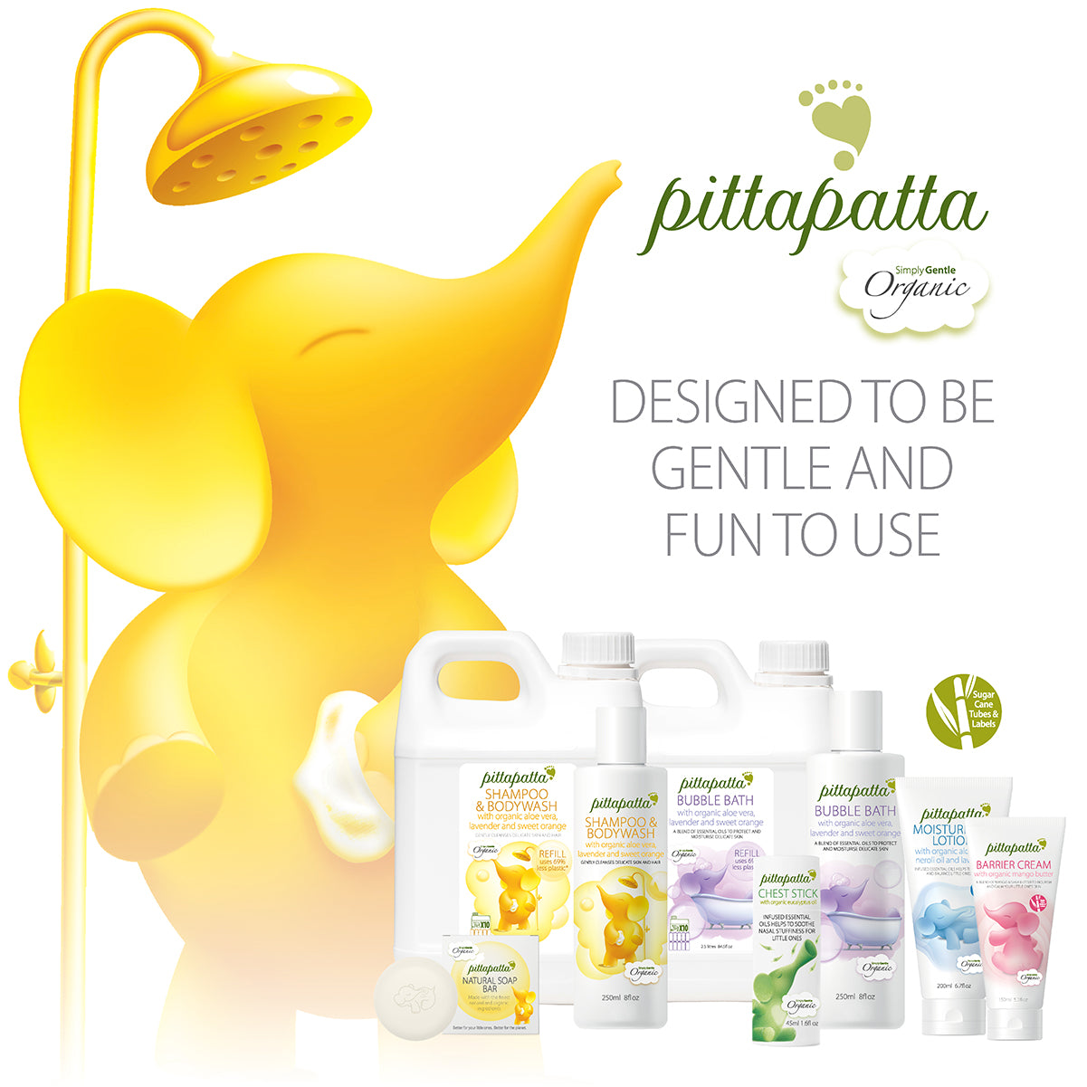 Pittapatta Organic Shampoo & Bodywash