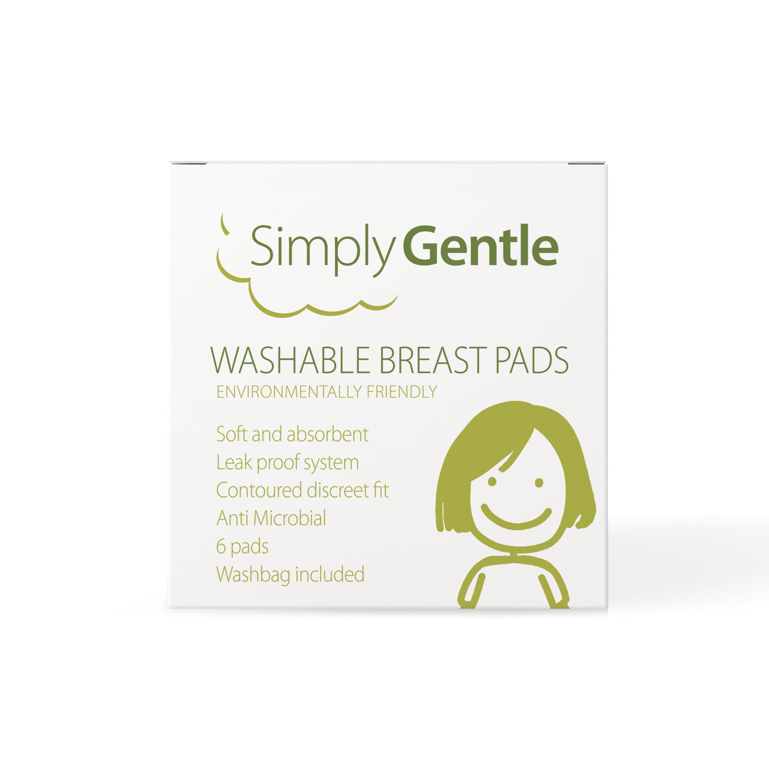 Simply Gentle Washable Breast Pads have been especially designed for use in late pregnancy, after the birth of your baby and whilst breastfeeding to provide security and protection from excess breast milk. The pads soften with each wash.